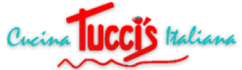 Tuccis Cucina Italiana logo scroll