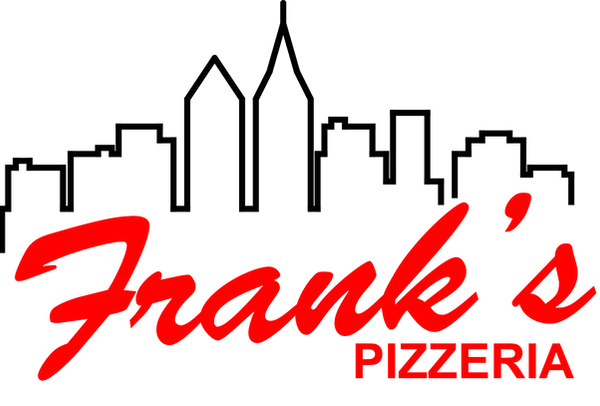 Frank's Pizzeria logo scroll