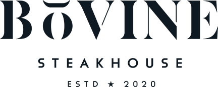 BoVine Steakhouse logo scroll