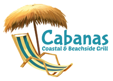 Cabanas Grill logo scroll