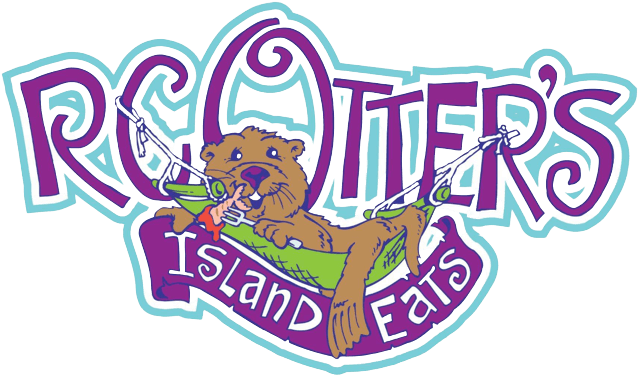 RC Otter's Island Eats logo scroll