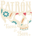 Patron Tacos N Beer logo top