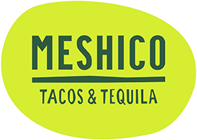 MESHICO Tacos & Tequila logo scroll