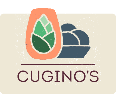 Cugino's logo scroll