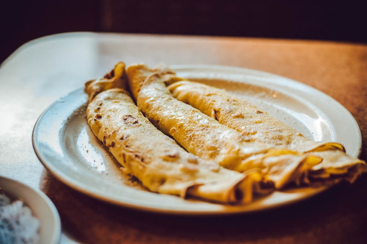 Rolled crepes