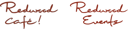 Redwood Cafe Oakdale logo scroll