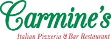 Carmine's Italian Pizzeria & Bar logo scroll