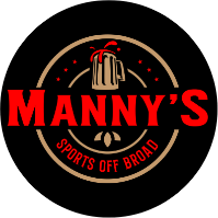 Manny's Sports Off Broad logo top