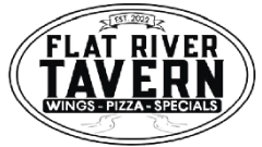 Flat River Tavern logo scroll