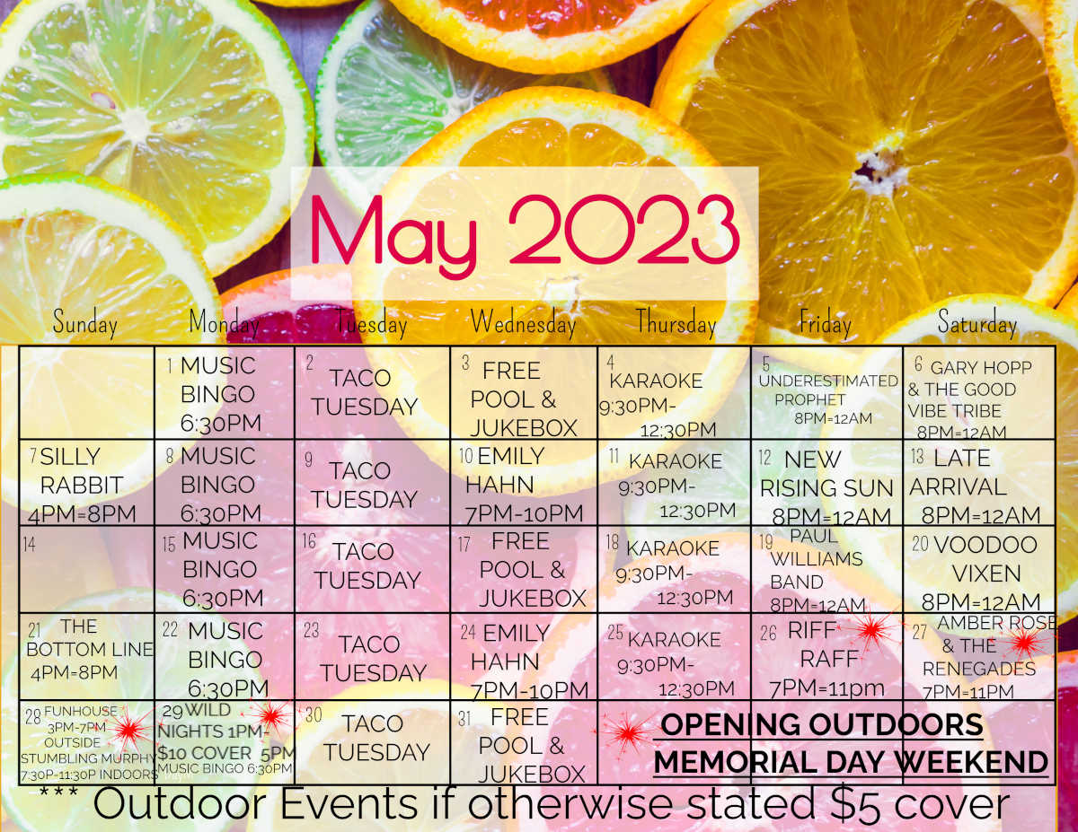 Events Calendar May