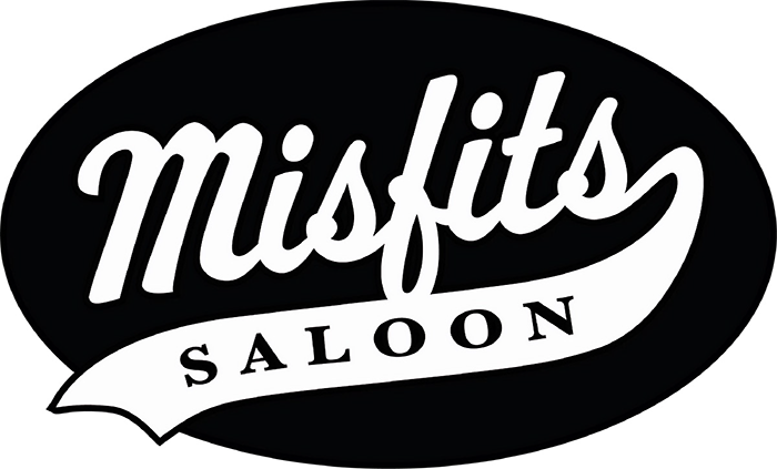 Misfits Saloon logo top - Homepage