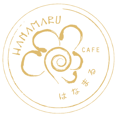 Hanamaru Cafe logo scroll