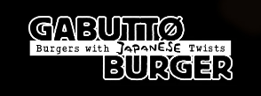 Gabutto Burger logo scroll