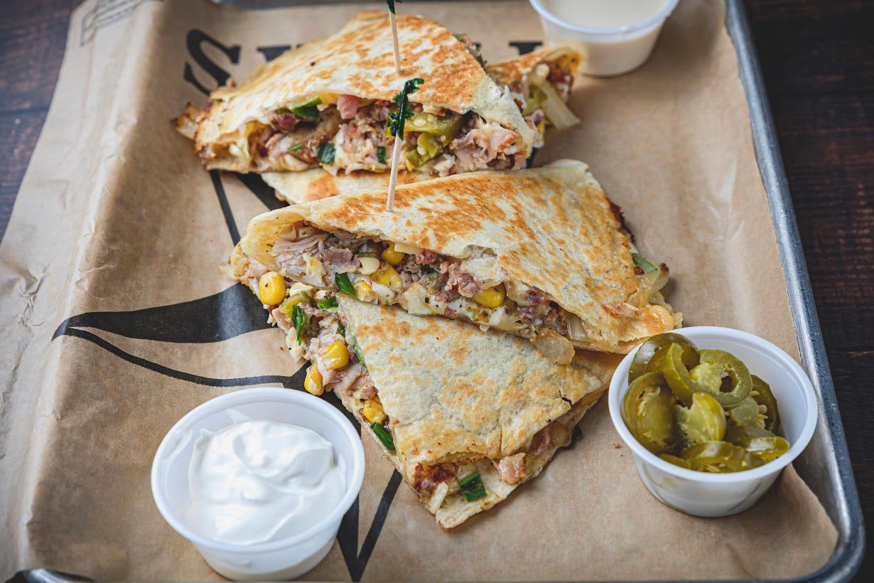 Holy Smoke Quesadilla plate