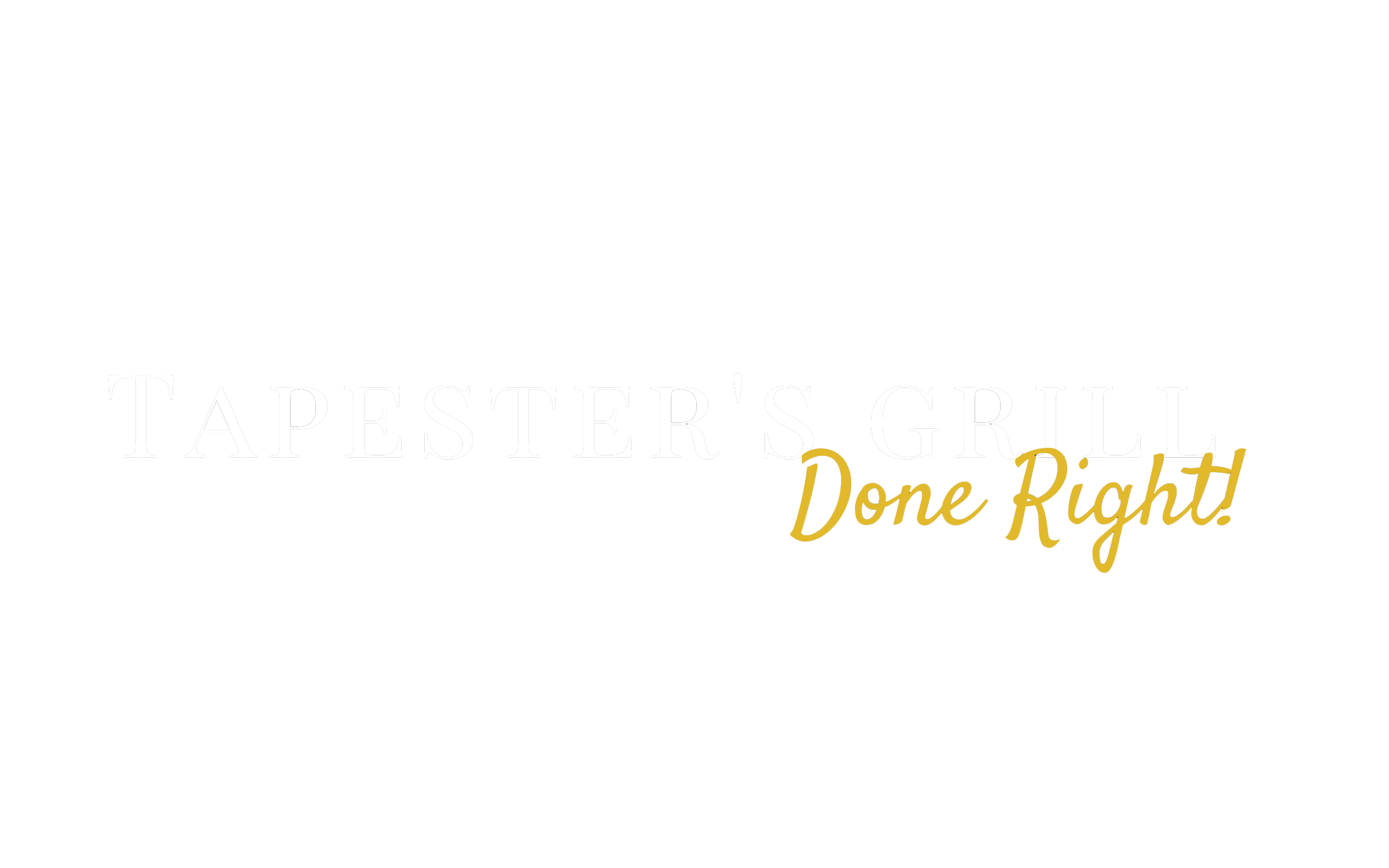 Tapester's Grill logo scroll