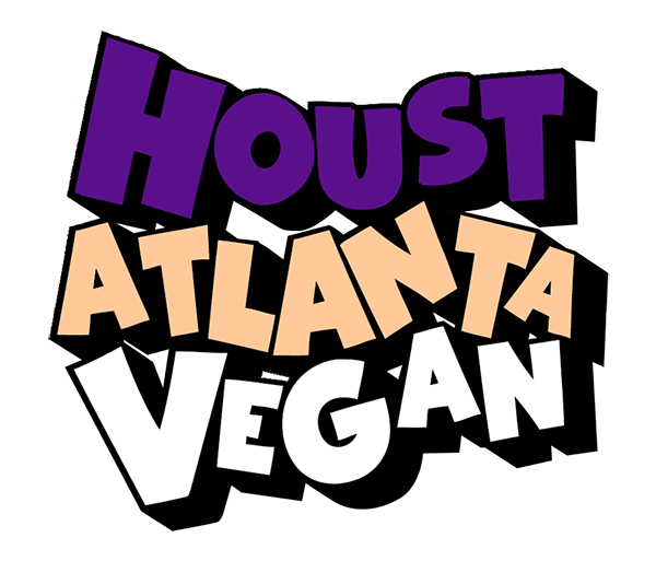 Houstatlanta Vegan logo scroll