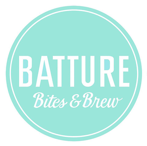 Batture Bites & Brew logo top