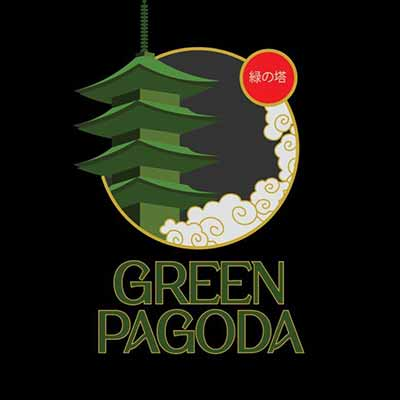 Green Pagoda logo top - Homepage