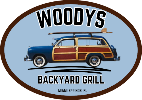 Woody's Backyard Grill logo top