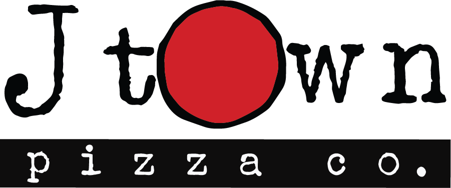 Jtown Pizza logo scroll