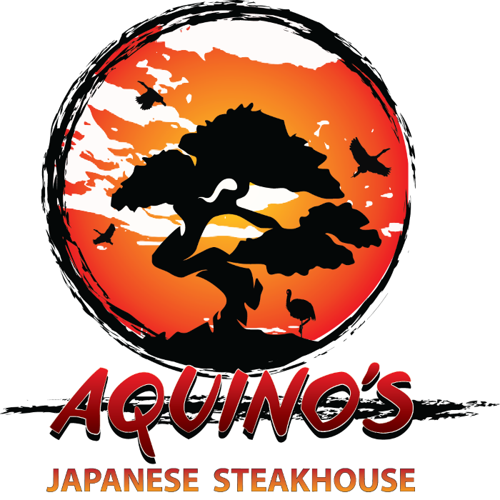 Aquino's Japanese Steakhouse logo scroll