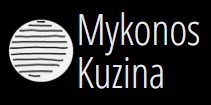 Mykonos Kuzina logo scroll