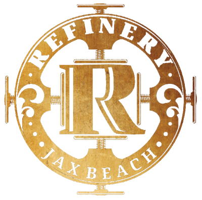 Refinery Restaurant logo top