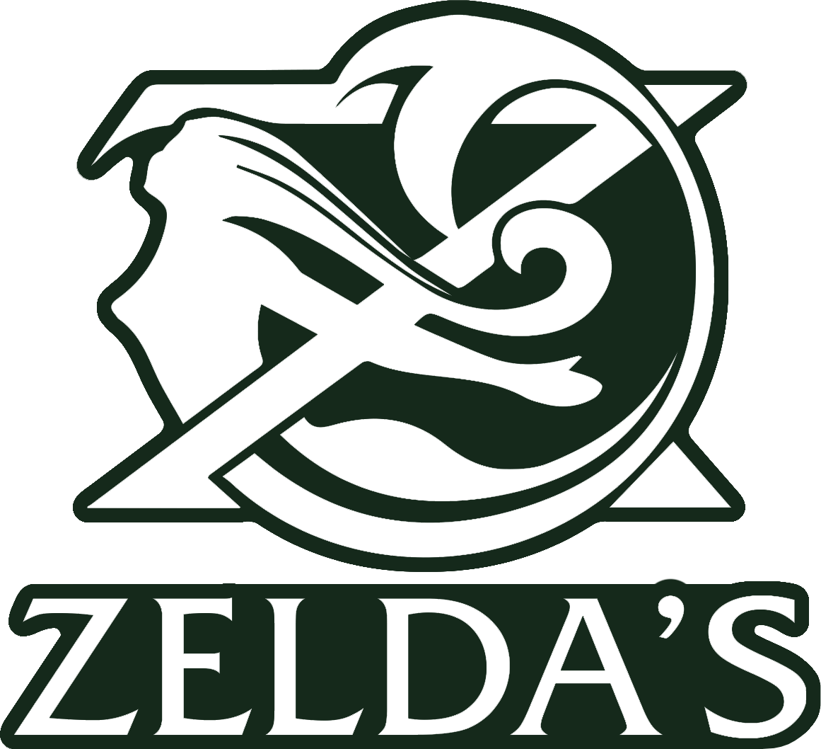 Zelda's logo top - Homepage