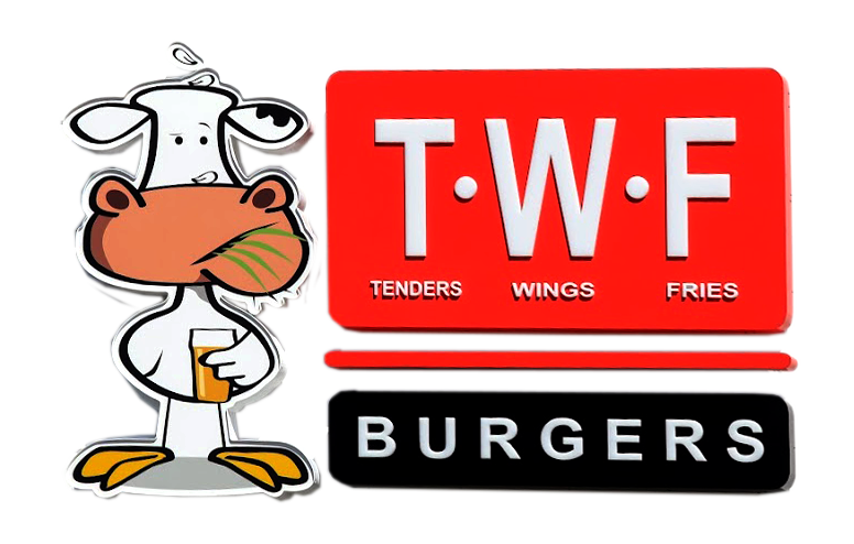 TWF Burgers logo top