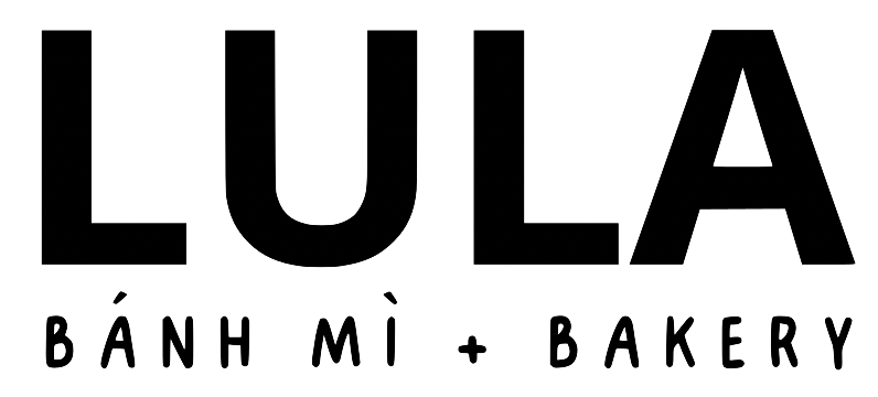 Lula Bánh Mì and Bakery logo scroll