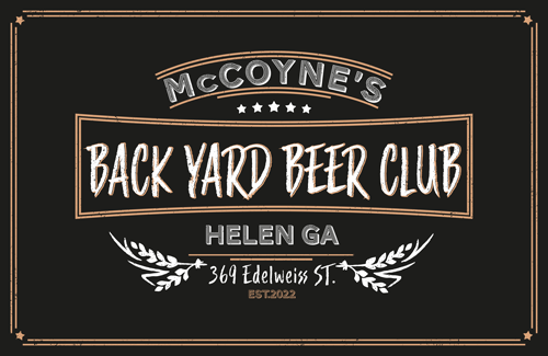 Backyard Beer Club logo top