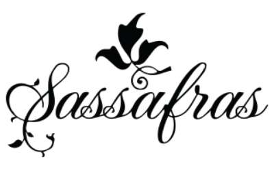 Sassafrass Tea Room logo scroll