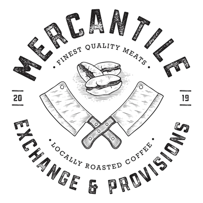 Mercantile Exchange & Provisions, LLC logo scroll