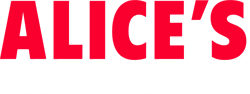 Alice's Restaurant logo scroll
