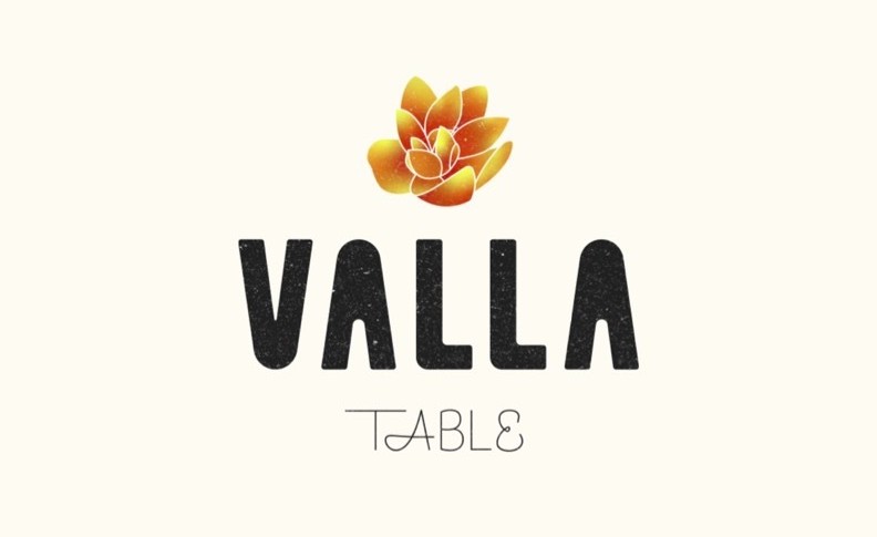 Valla Table logo top - Homepage
