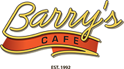 Barry's Cafe logo top - Homepage