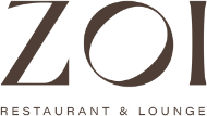 ZOI Restaurant & Lounge logo scroll