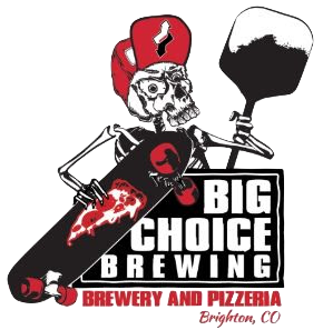 Big Choice Brewing, Brewery and Pizzeria logo scroll