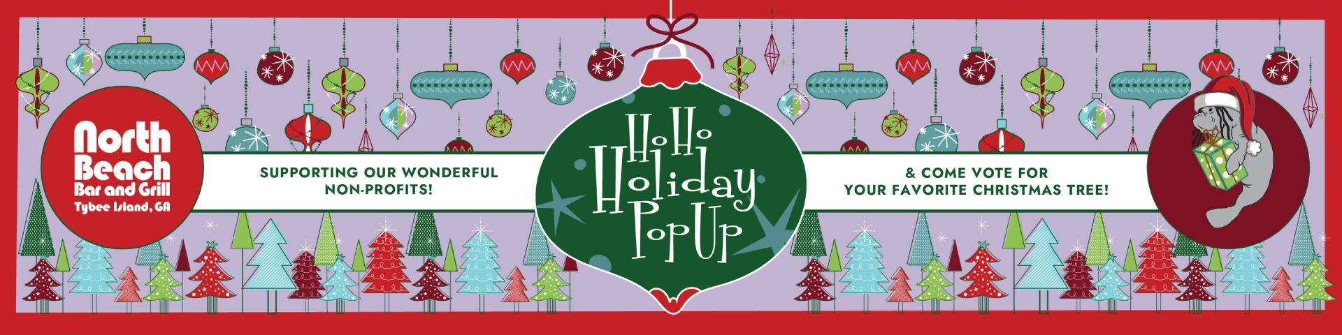 HoHo Holiday popup poster