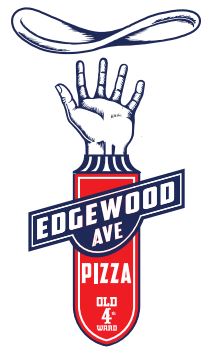 Edgewood Pizza logo scroll