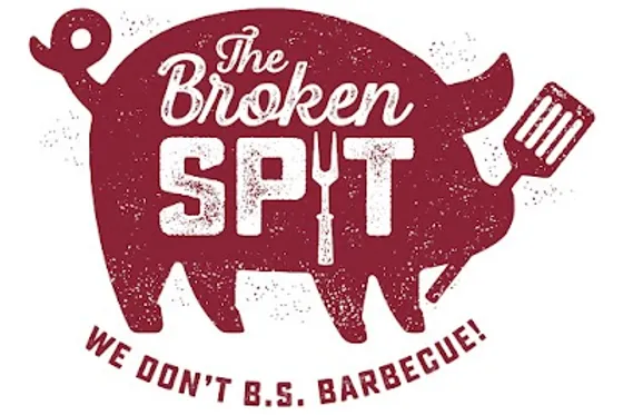The Broken Spit logo scroll