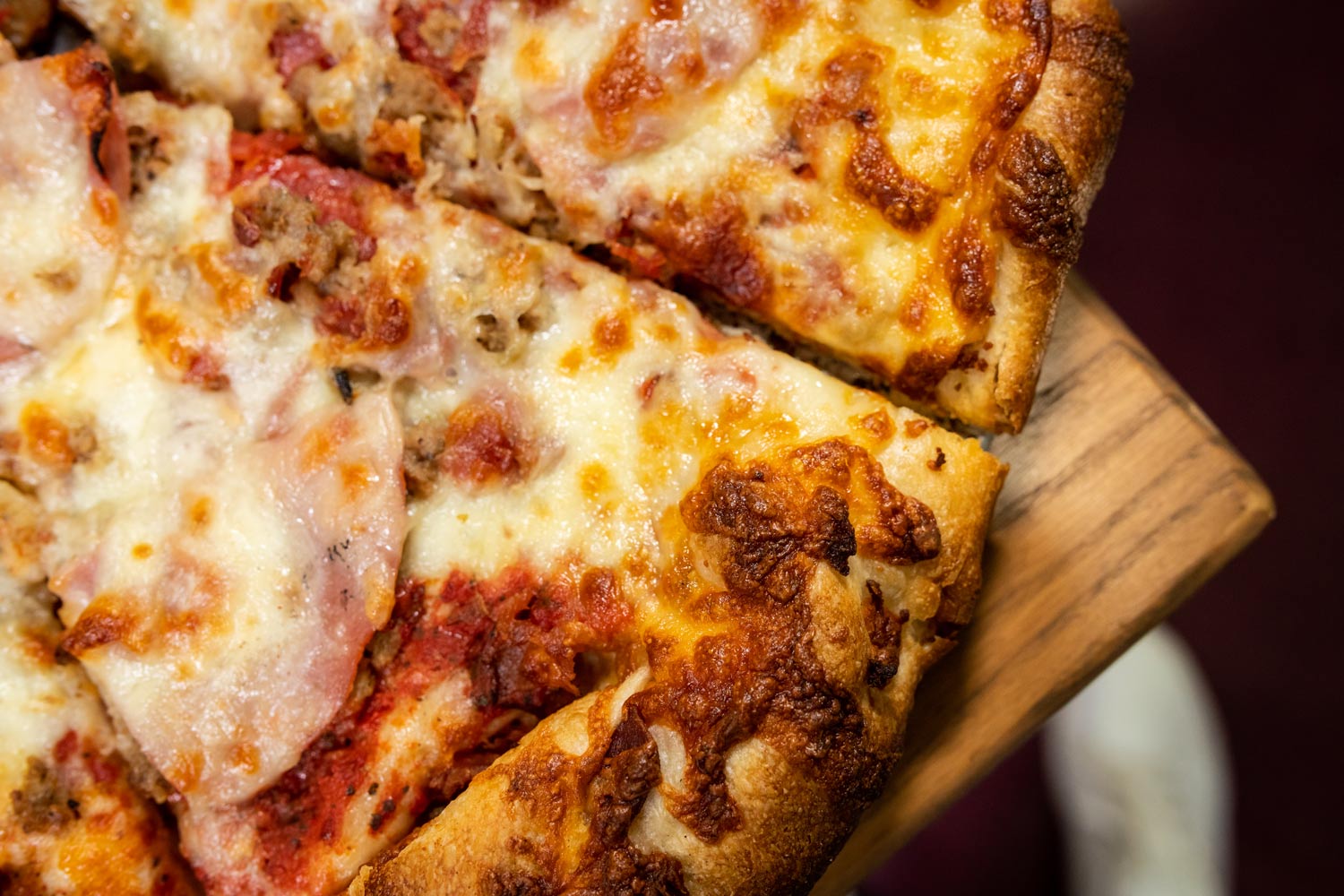 pizza, close up