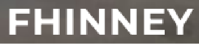 Fhinney's logo scroll