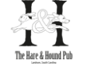 The Hare & Hound logo scroll