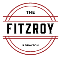 The Fitzroy logo scroll