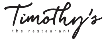 Timothy's The Restaurant logo scroll