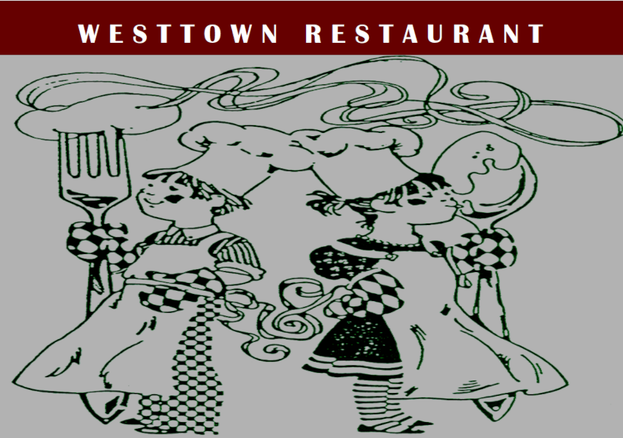 West Town Restaurant logo scroll