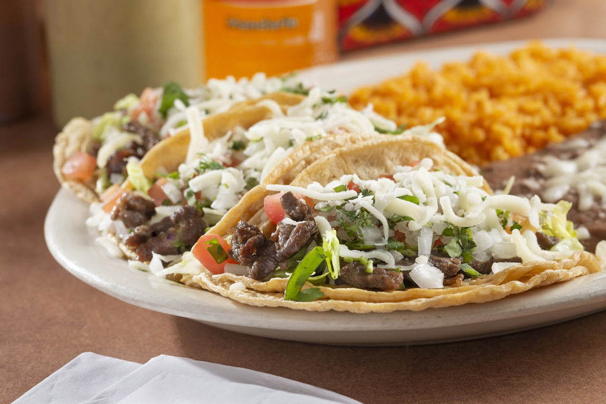 Dinner Special Tacos, closeup