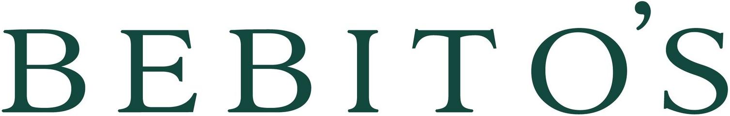 Bebito's logo scroll