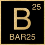 Bar 25 NBPT logo scroll